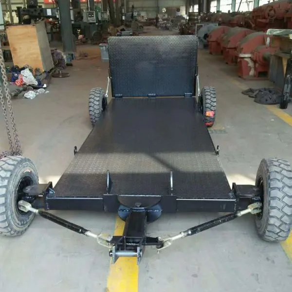定做小型压路机转场拖板车,3吨压路机专用拖板车
