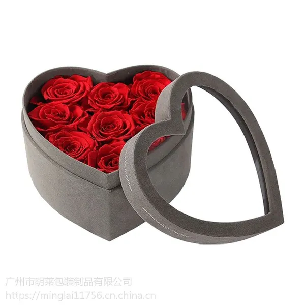 心形花盒 玫瑰花盒 花盒厂家 礼品盒 包装盒