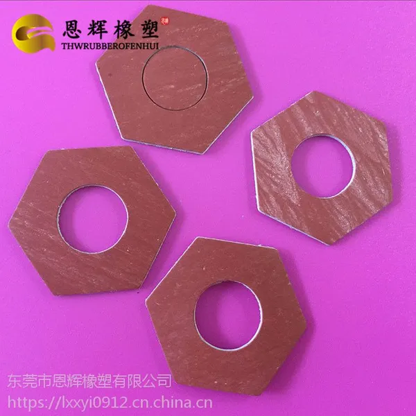 恩辉厂家供应耐高温石棉橡胶垫片 背胶防火快巴纸垫片