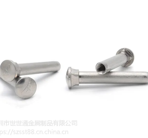 不锈钢带内螺纹马车螺丝,汽配螺丝,异型螺丝定做,非标螺丝定做,深圳世世通螺丝定做