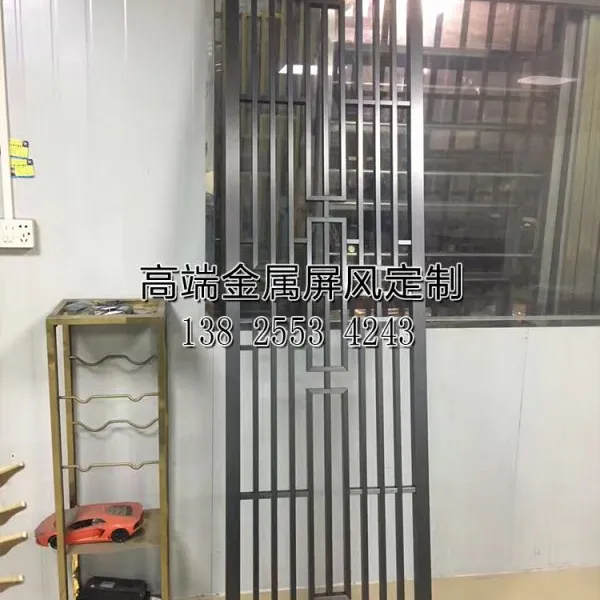 宾仕来不锈钢屏风酒店背景不锈钢隔断来图定制