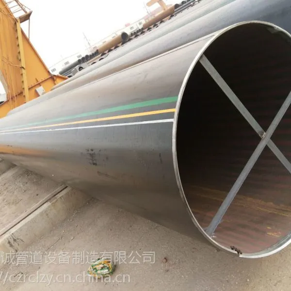 河北沧州润城螺旋钢管,加工IPN8710防腐钢管,材质Q235B