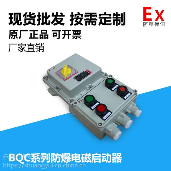 直销振安防爆磁力箱|铝合金磁力动力箱|BQC系列防爆启动||电话18257775718