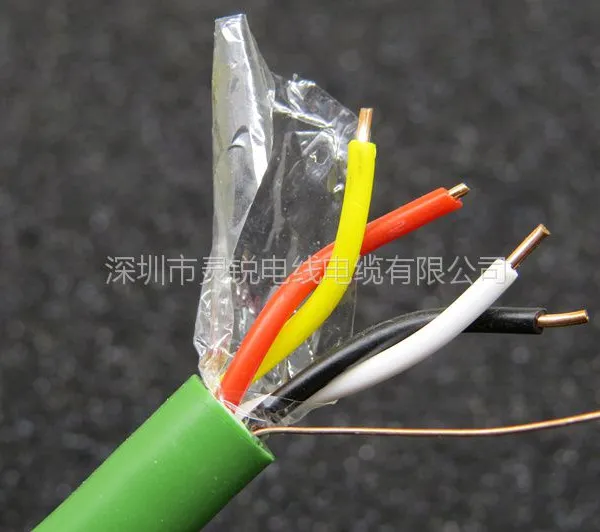 KNXEIB智能楼宇管理总线控制线4芯BUS-EIB-2*2*0.8总线电缆 绿色