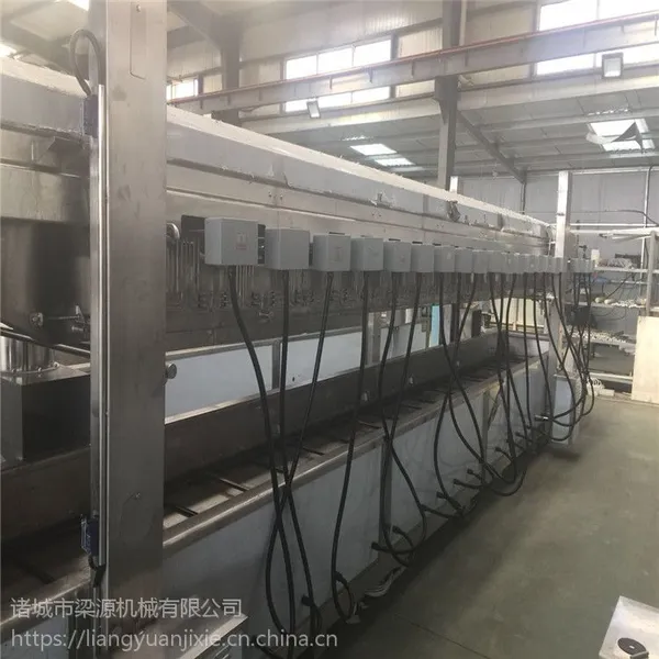 全自动油炸机 不锈钢网带式油炸流水线 电加热油炸流水线