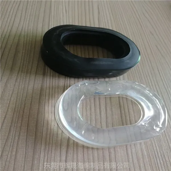 高周波成型HIFI耳机透明硅胶皮耳套 隔音降噪 辉晟厂家直销