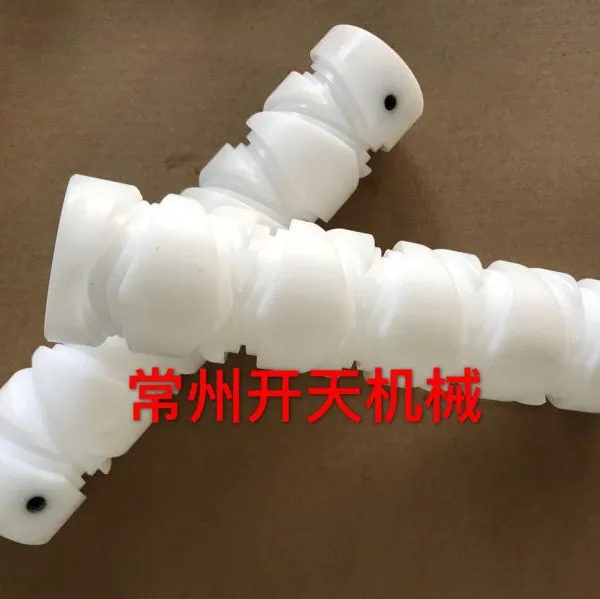 常州开天 厂家直销 拉丝机配件 圆织机配件 往复螺杆 往复杆 双槽 订做