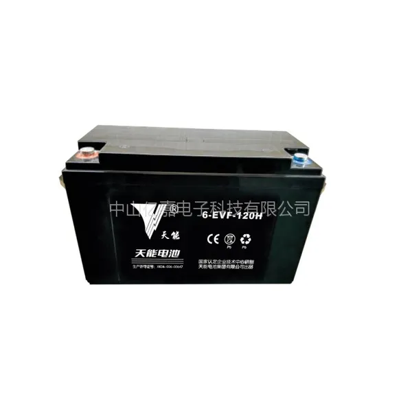 天能6-EVF-120H免维护电动汽车观光车清洁车电动道路车辆用铅12V120H阀控式硅胶动力蓄电池