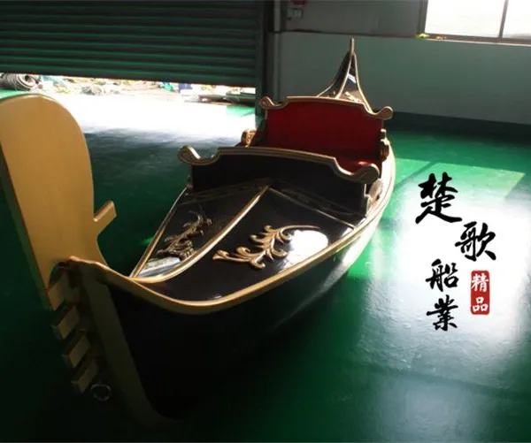 楚歌木船批发意大利贡多拉游船 手工艺木船 房产公司装饰服务类船