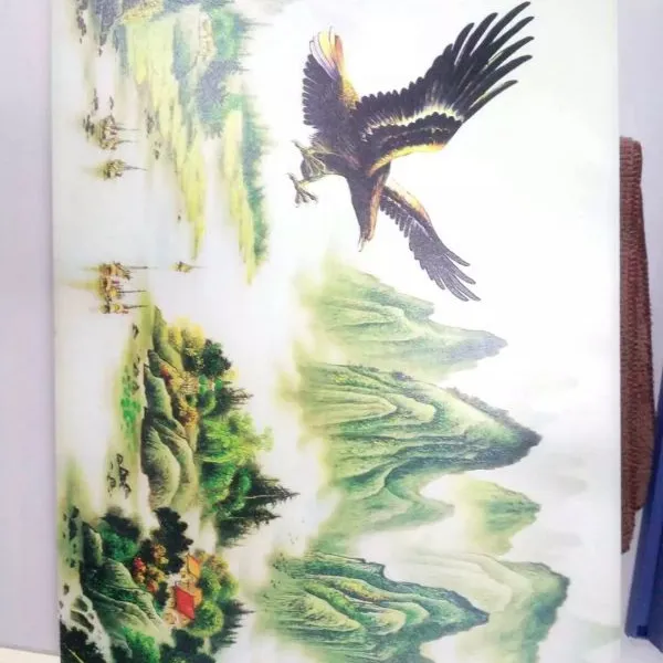 汉拓数码玻璃制品-油画-礼品盒UV平板打印机热销