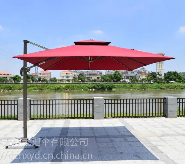 锦天翔户外铝合金8骨遮阳伞/别墅庭院休闲伞加厚涤纶布可印刷LOGO可定制颜色