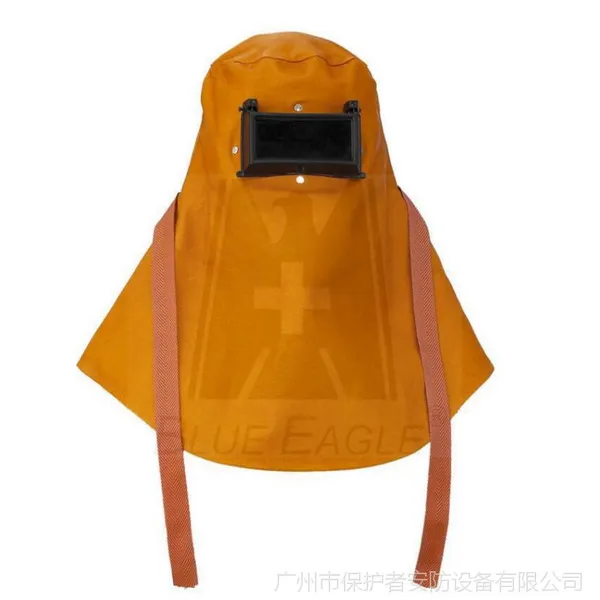 蓝鹰NP901电焊头套 送风头罩电焊皮头罩 广州批发