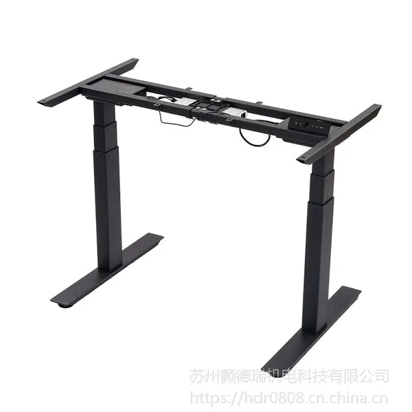 苏州颢德瑞直销简约现代单人电动升降电脑桌员工自动升降办公桌书桌欢迎咨询