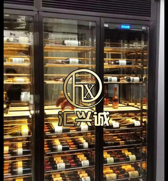 汇兴诚 不锈钢展示酒柜 葡萄酒酒柜 北欧珠宝柜定制