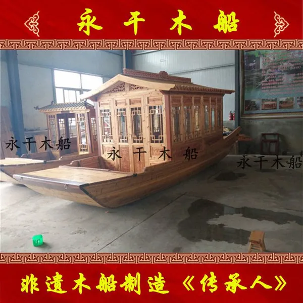 供应服务类船木船 画舫船 餐饮画舫船 农家乐就餐 观光 摆设