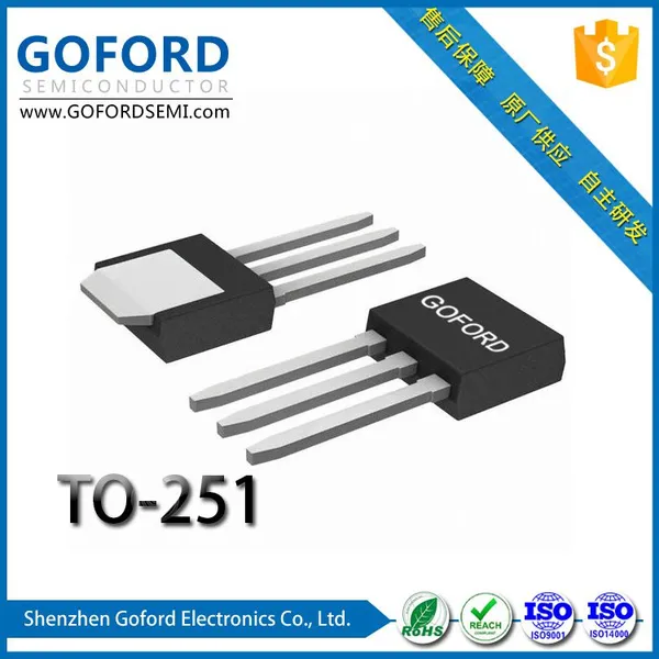 厂家现货高压MOS管9N40 TO-251 400V 9A 谷峰电子GOFORD品牌