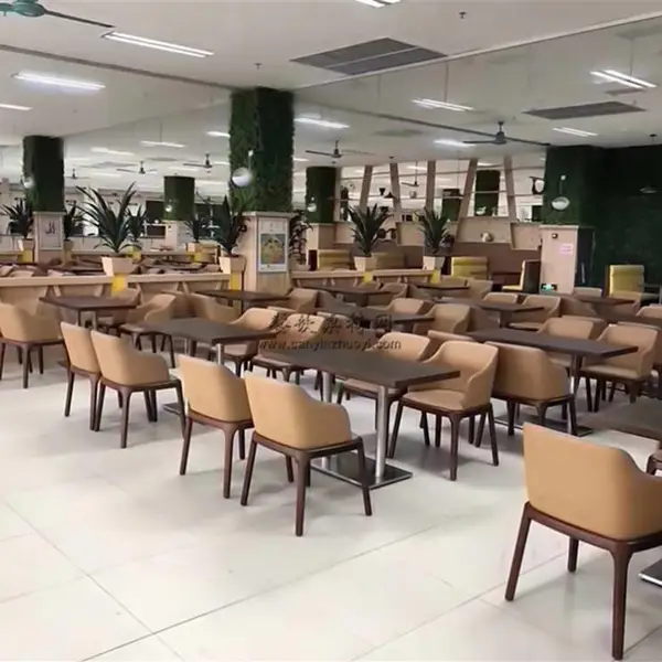 港式茶餐厅桌椅组合,惠州简约现代饭店餐桌椅子家具定制