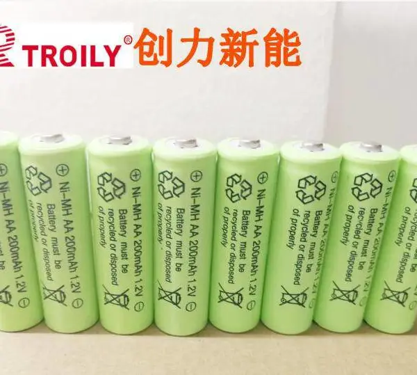 太阳能草坪灯专用用镍氢充电电池,TROILY AA200电池,厂家直销