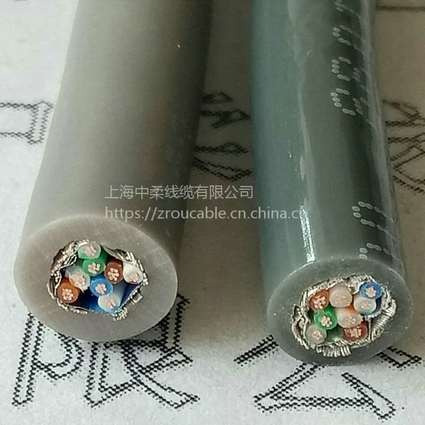 机器人传输专用高柔性拖链网线平方耐油耐弯折