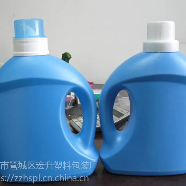 现货供应郑州洗衣液包装瓶 定制包装壶 2升HDPE塑料壶