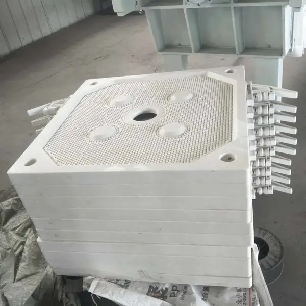 厢式板框压滤机橡胶铸铁隔膜聚丙烯pp滤板耐高温高压抗酸碱可冲洗滤板