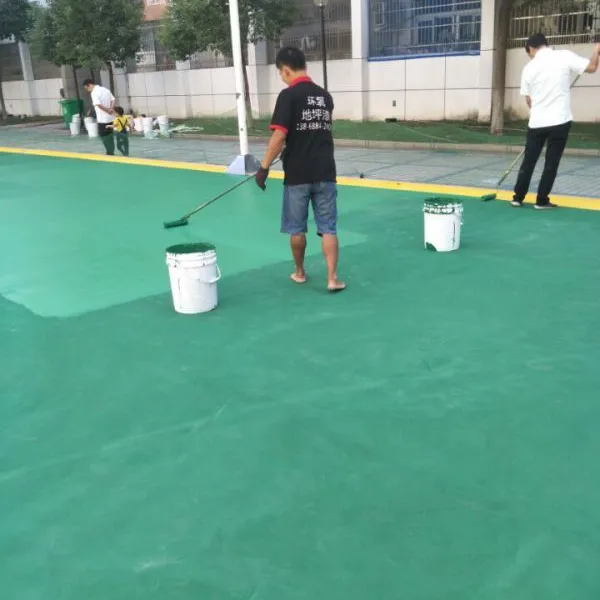 温州丙烯酸球场地坪漆 环氧球场地坪漆施工哪家好 豫信地坪