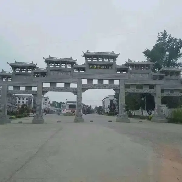 广东青石牌坊多少钱包安装,农村牌坊选金玉