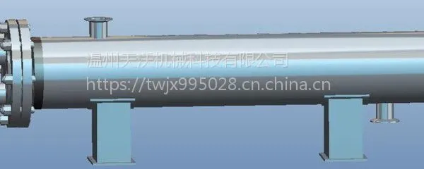 天沃药用双管板换热器,注射用水双管板换热器,U型双管板换热器系统