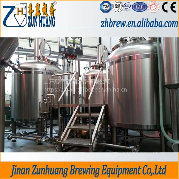 尊皇ZH-5000L小型啤酒厂生产线、啤酒生产线、酿酒机械