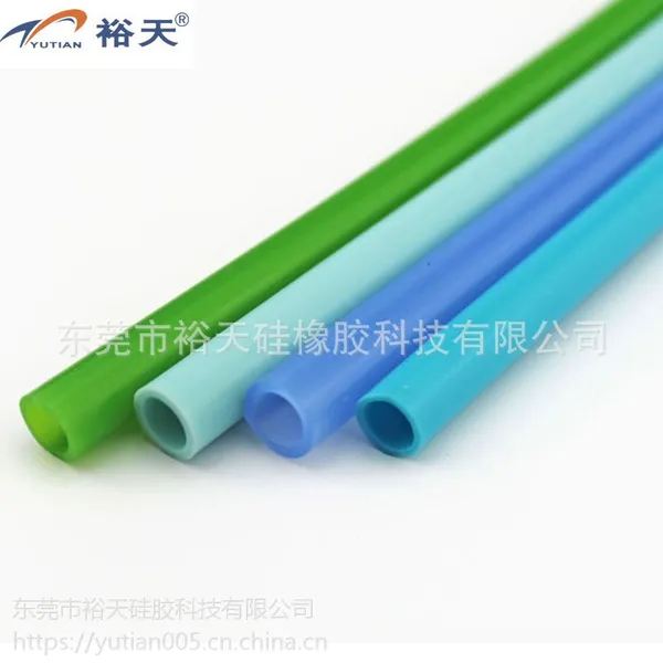 东莞裕天优质彩色硅胶管,双色硅胶管厂家