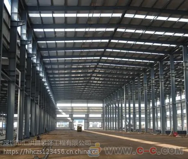 深圳宝安钢结构厂房搭建、搭棚、楼梯,户外雨棚等【汇洪昌钢构】环保材料,价格公道