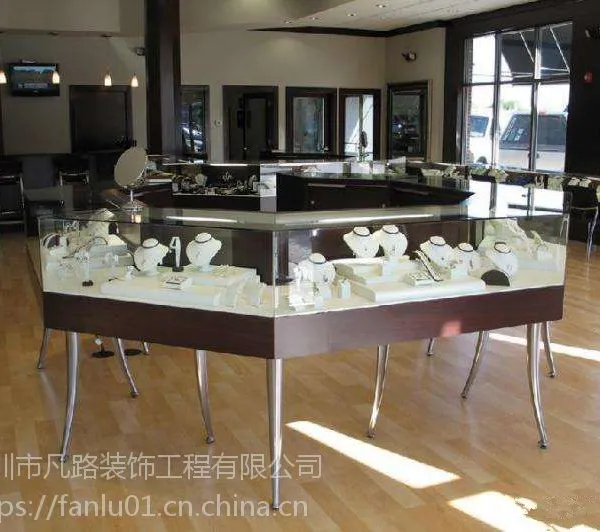新款 低价珠宝展示柜定做 珠宝首饰柜台 珠宝展柜设计
