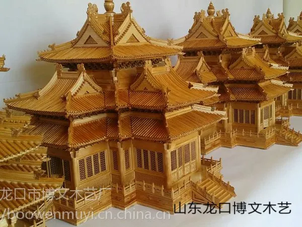 故宫角楼模型,博物馆沙盘模型定做,古建筑木制微缩袖珍工艺品