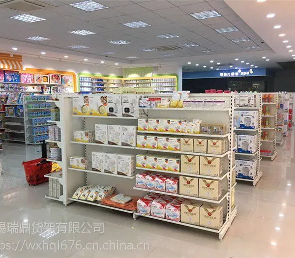 无锡母婴店货架厂家_效果图