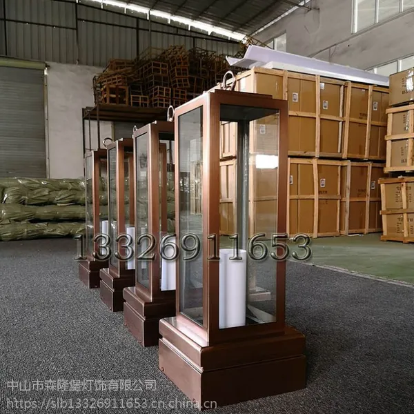 电镀拉丝玫瑰金草坪灯防风灯婚礼策划教堂场所落地灯景观灯定制