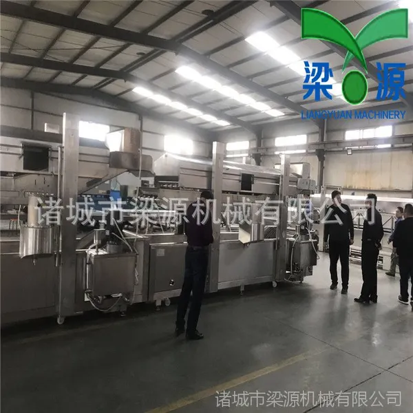 304不锈钢全自动不锈钢网带五花肉油炸机连续式油炸流水线