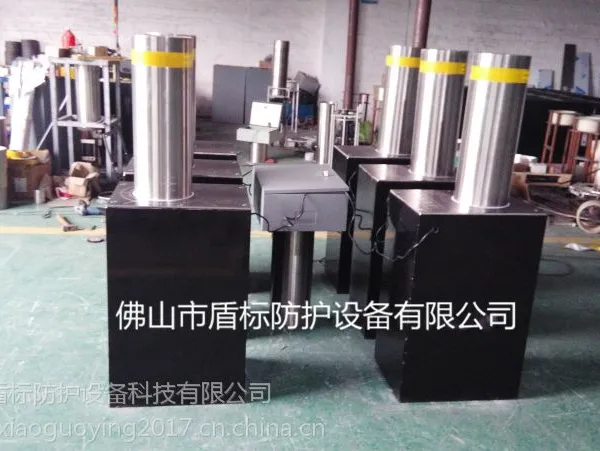 供应公园广场304不锈钢24V自动升降柱 ,小区遥控升降阻车桩,升降柱厂家