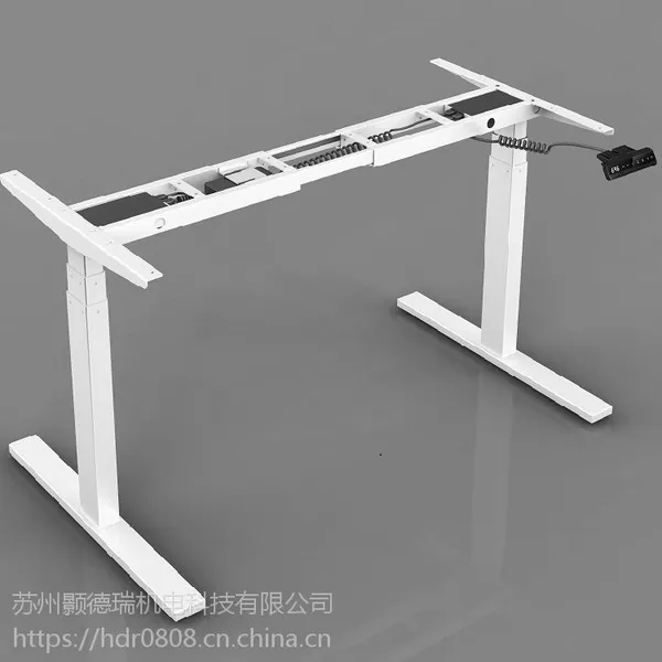 简约现代电动升降员工办公电脑桌学生站立式智能升降书桌自动升降桌架厂家直销欢迎咨询