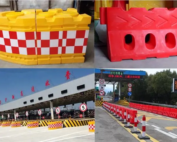 上海绕城高速公路防撞栏水马围栏隔离墩厂家直销