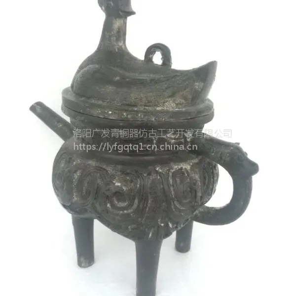 西周青铜器凤盖盉鬲盉青铜盉工艺品古玩收藏品- 供应商网