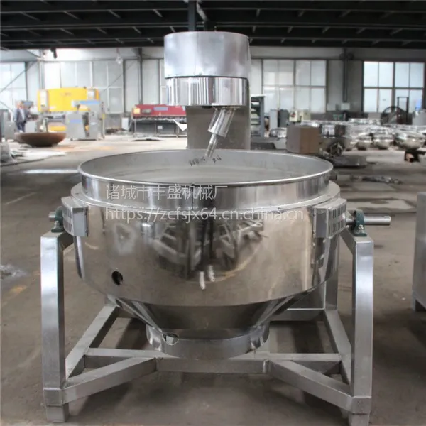 电磁加热炒锅 电磁行星搅拌锅 酱类火锅底料调味品炒锅厂家丰盛机械