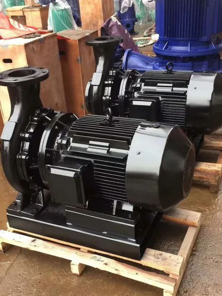 立式离心泵ISG40/160L离心管道泵 流量=4L/S 扬程=30米