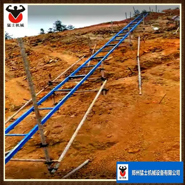 供应猛士 机械爬山虎上料机 斜坡上料 建筑工程专用 工厂流水线生产