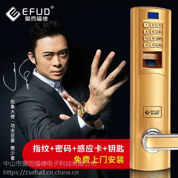 供应 EFUD 防盗门通用电子锁,防盗锁图片 指纹密码锁*** 批发智能锁
