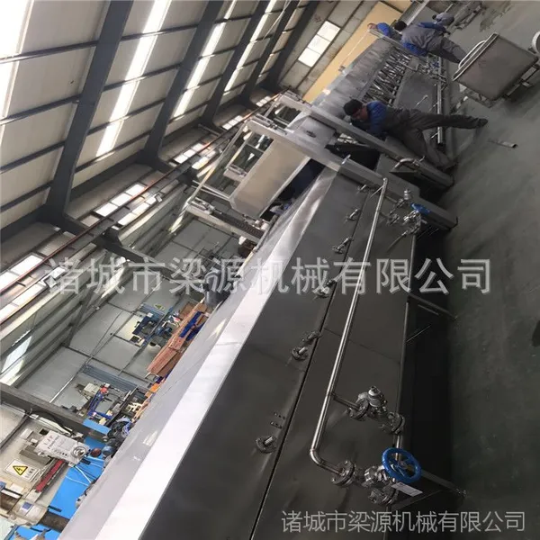 狮子头成型生产机器厂家全自动肉丸成型水煮线梁源定制生产