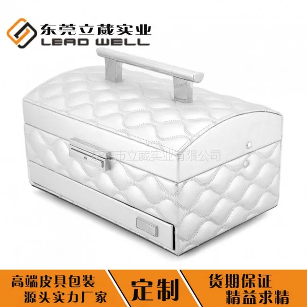 2018款精美化手提式珠宝饰品盒皮盒系列包装定制