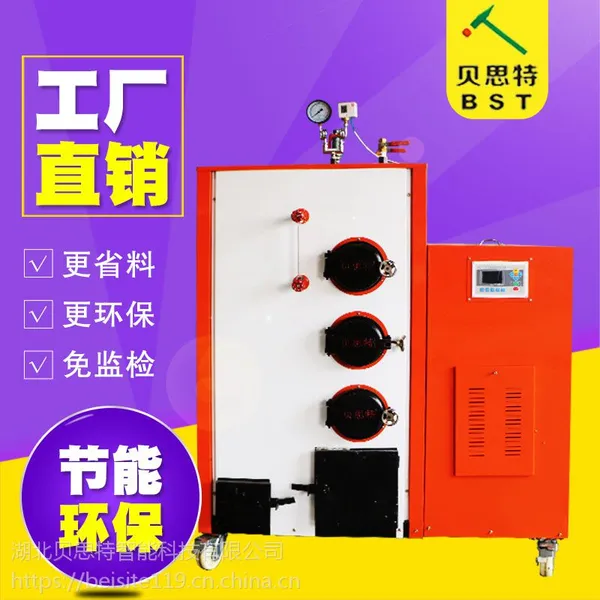 湖北贝思特100公斤生物质蒸汽发生器厂家直销服装洗涤业,生物化工业节能环保产品