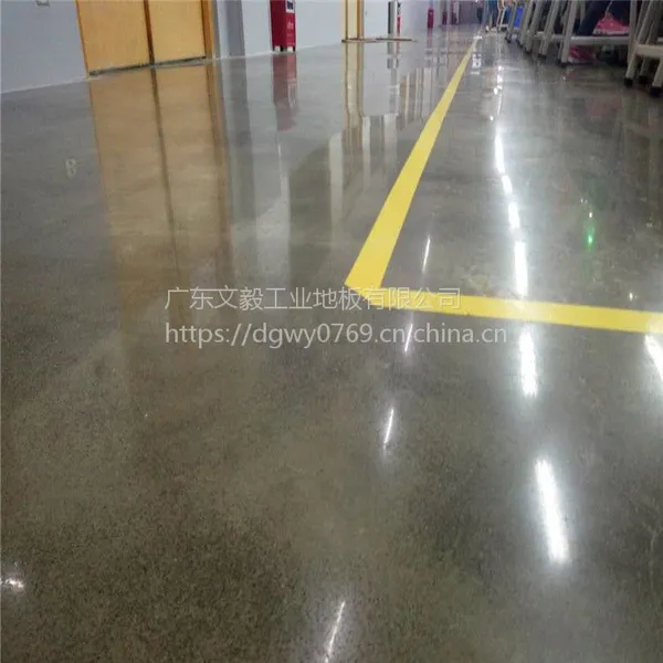 东莞市万江仓库地面硬化-金刚砂硬化处理-耐磨固化地坪