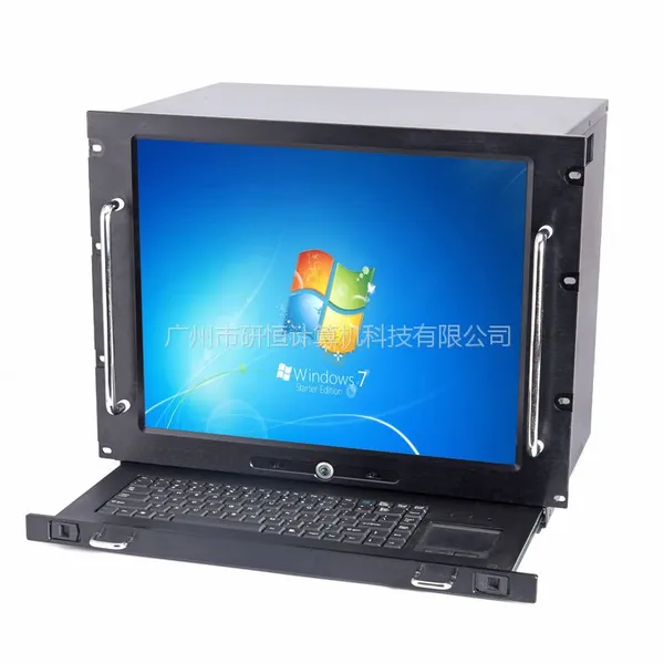 研恒19寸9U工业一体化工作站 工业控制计算机 可定制