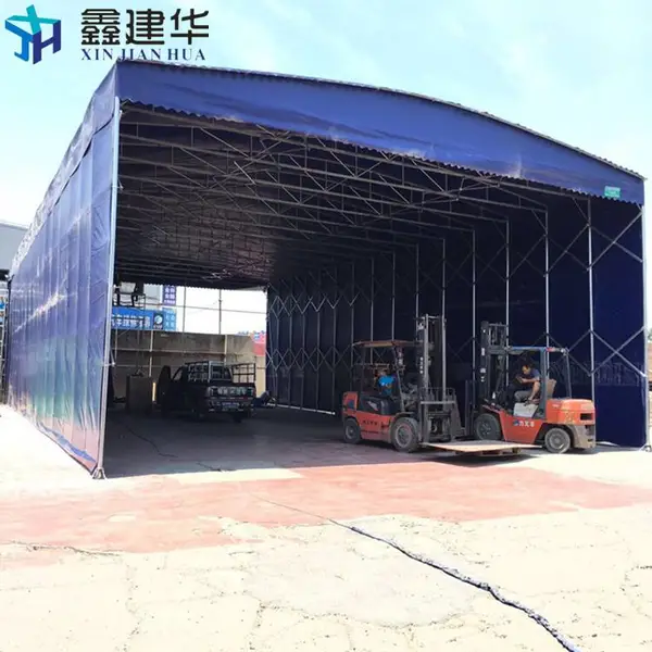 无锡滨湖区鑫建华供应推拉雨棚布防水帆布批发阳篷雨篷遮阳帐篷固定蓬伸缩折叠式雨篷